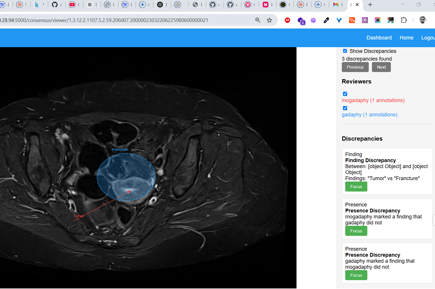 DICOM Multi-Reviewer System